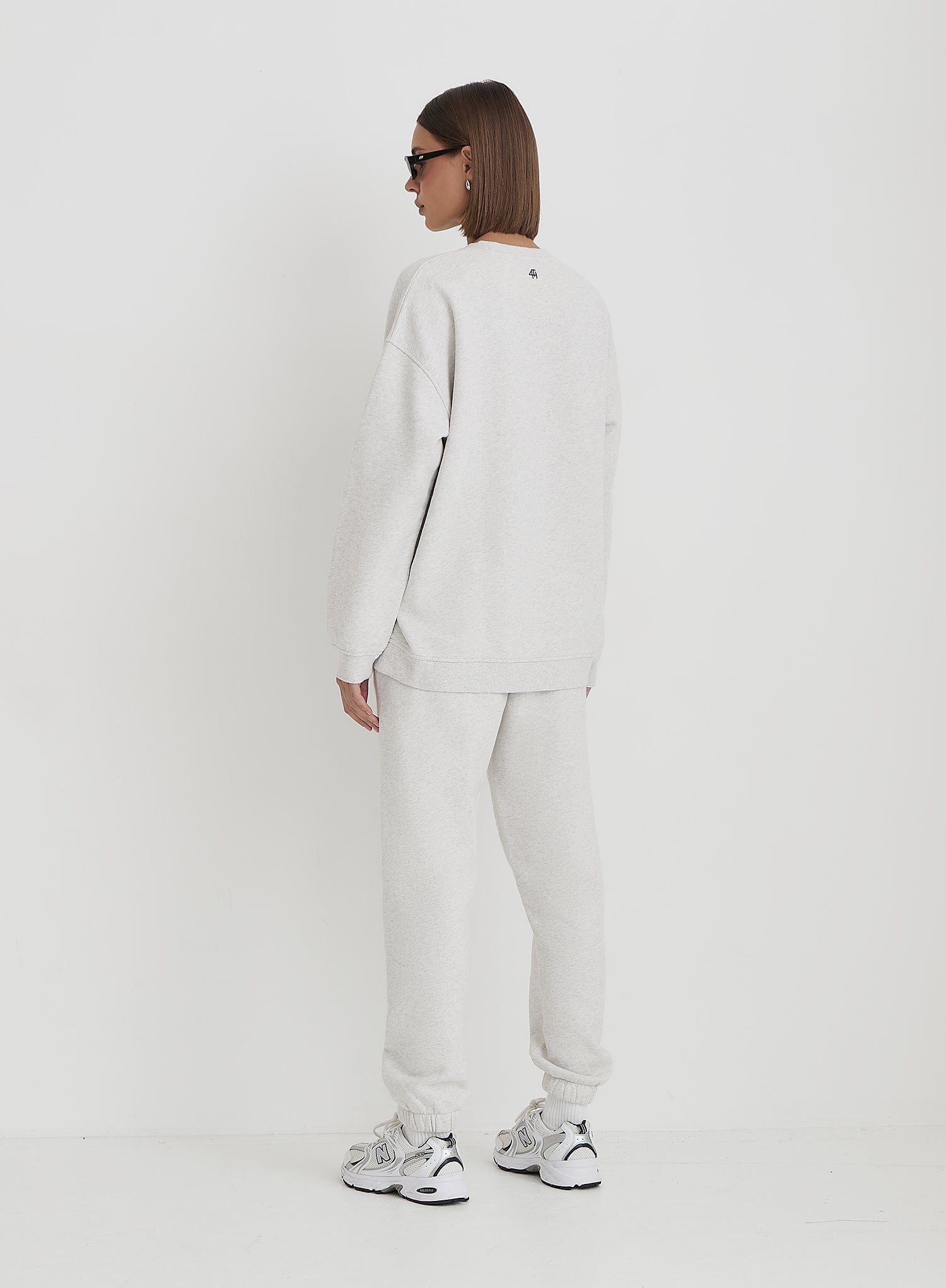 Grey Fourth Slogan Classic Longline Sweatshirt